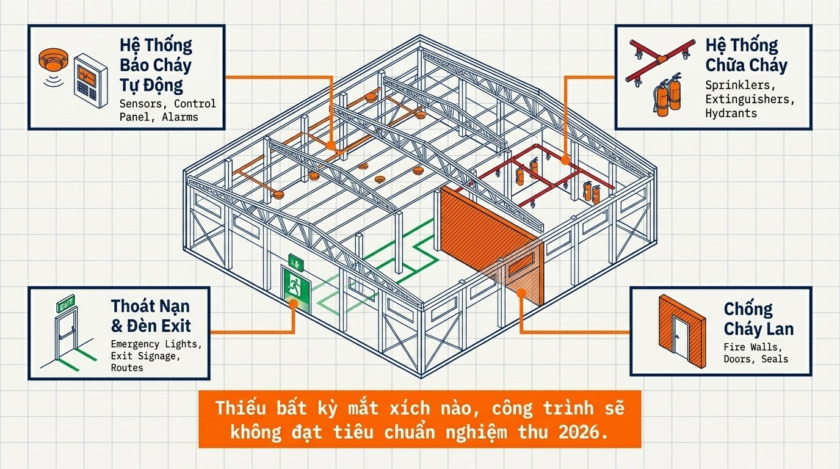 Các hạng mục bắt buộc trong hệ thống