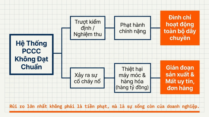 Hậu quả khi không tuân thủ tiêu chuẩn PCCC